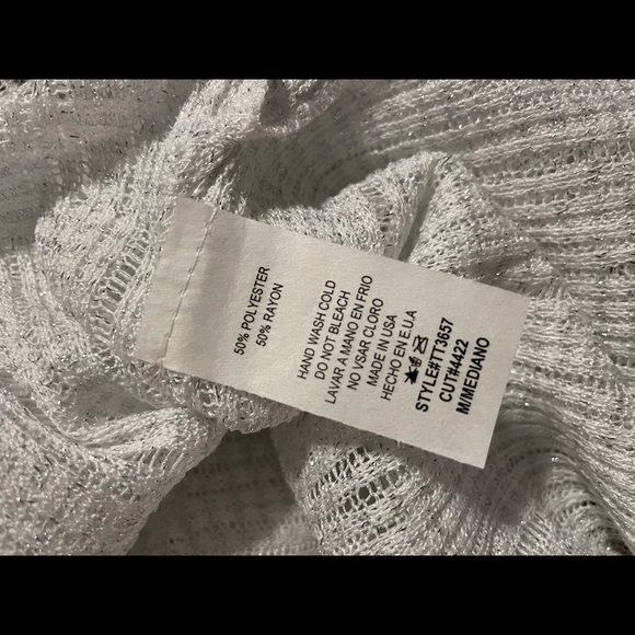 Silver Festive Blouse-BOHO style with SPARKLE ✨ - Picture 4 of 5